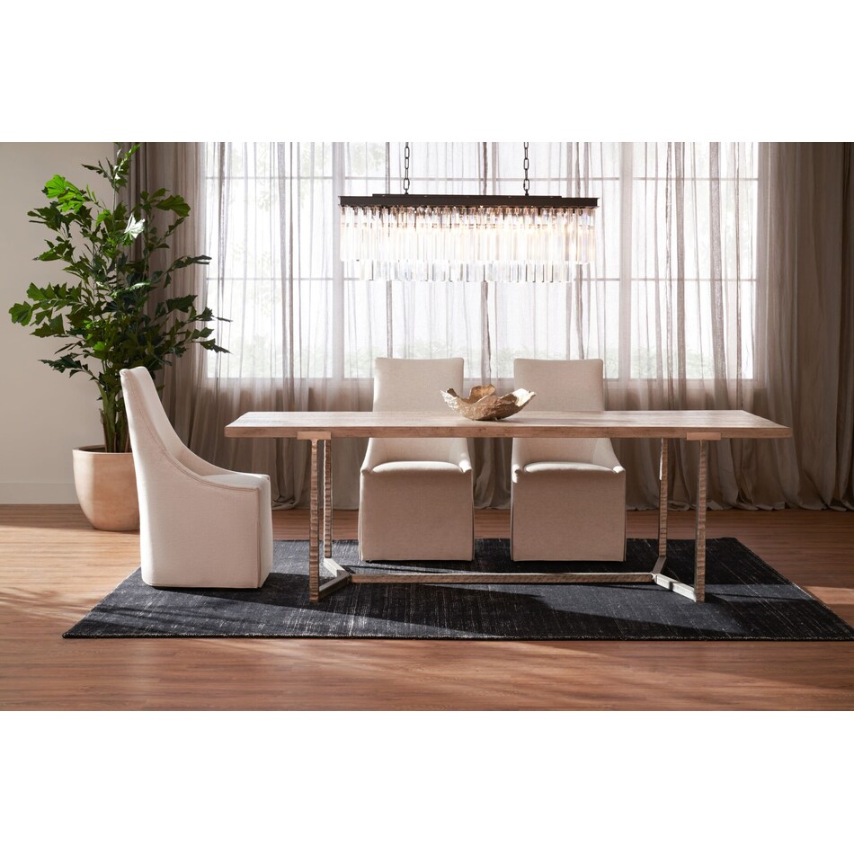 heritage brown dining table   