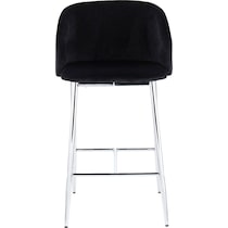 hermione black counter height stool   