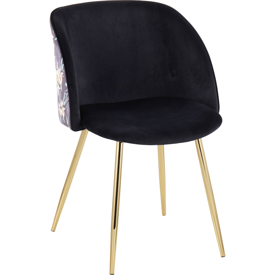 hermione black dining chair   