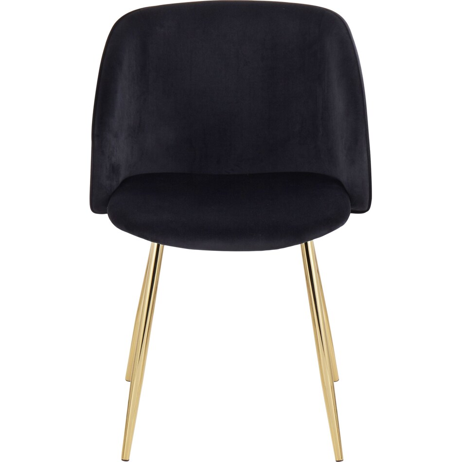 hermione black dining chair   