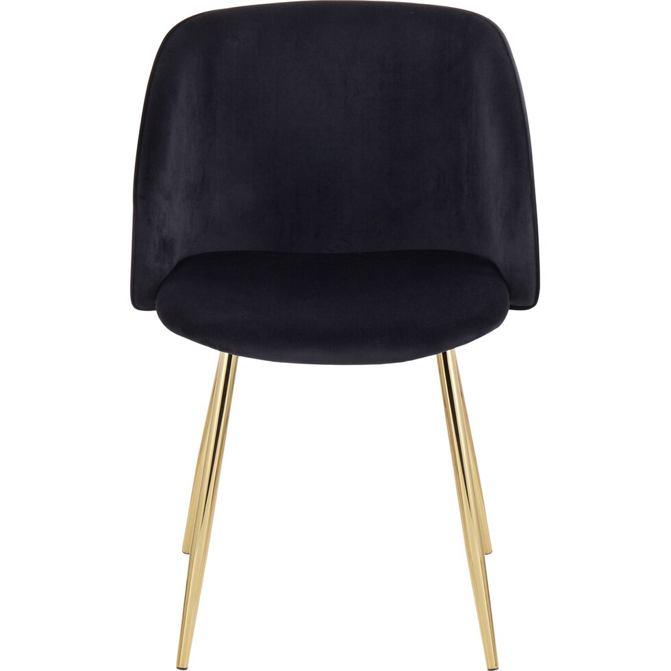 hermione black dining chair   