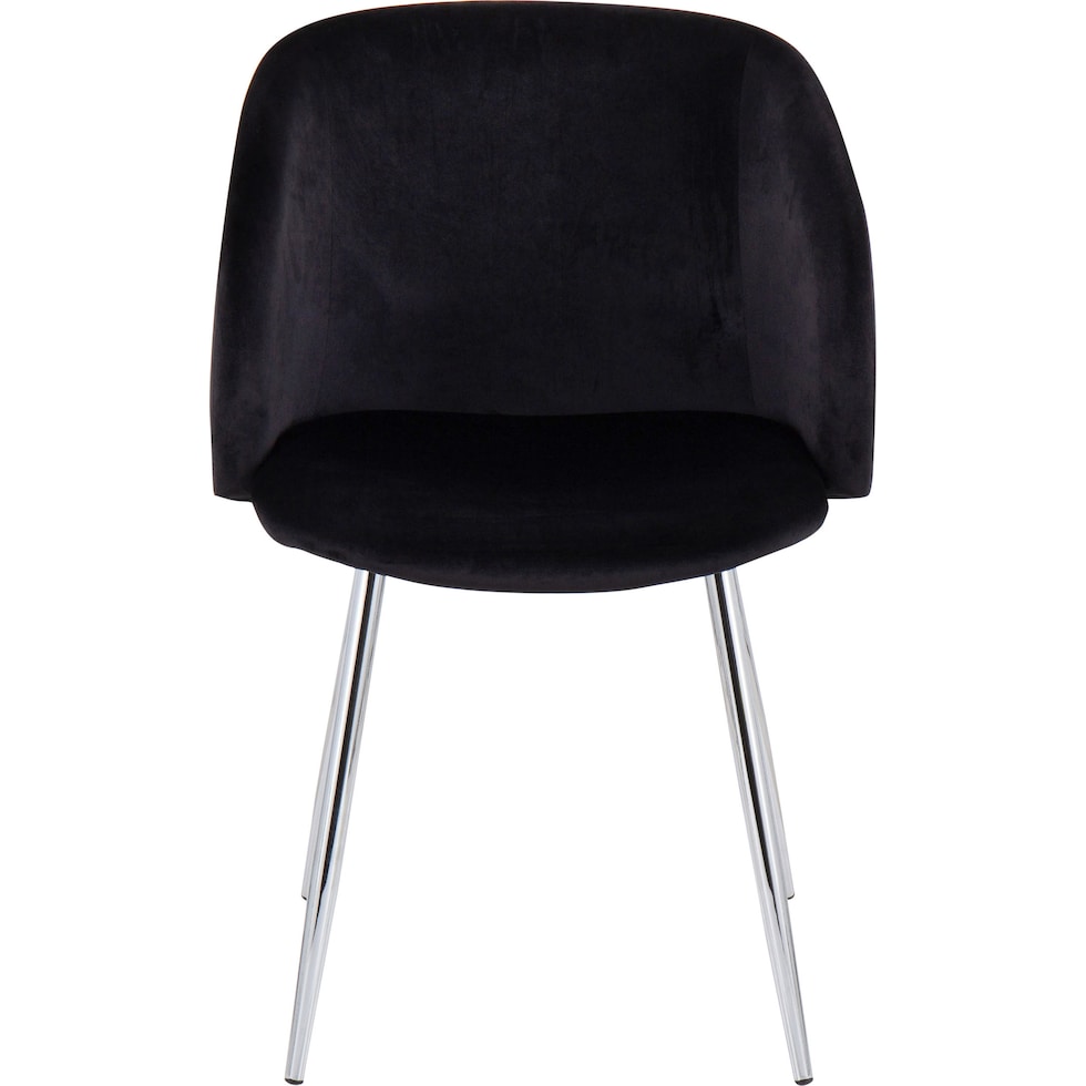 hermione black dining chair   