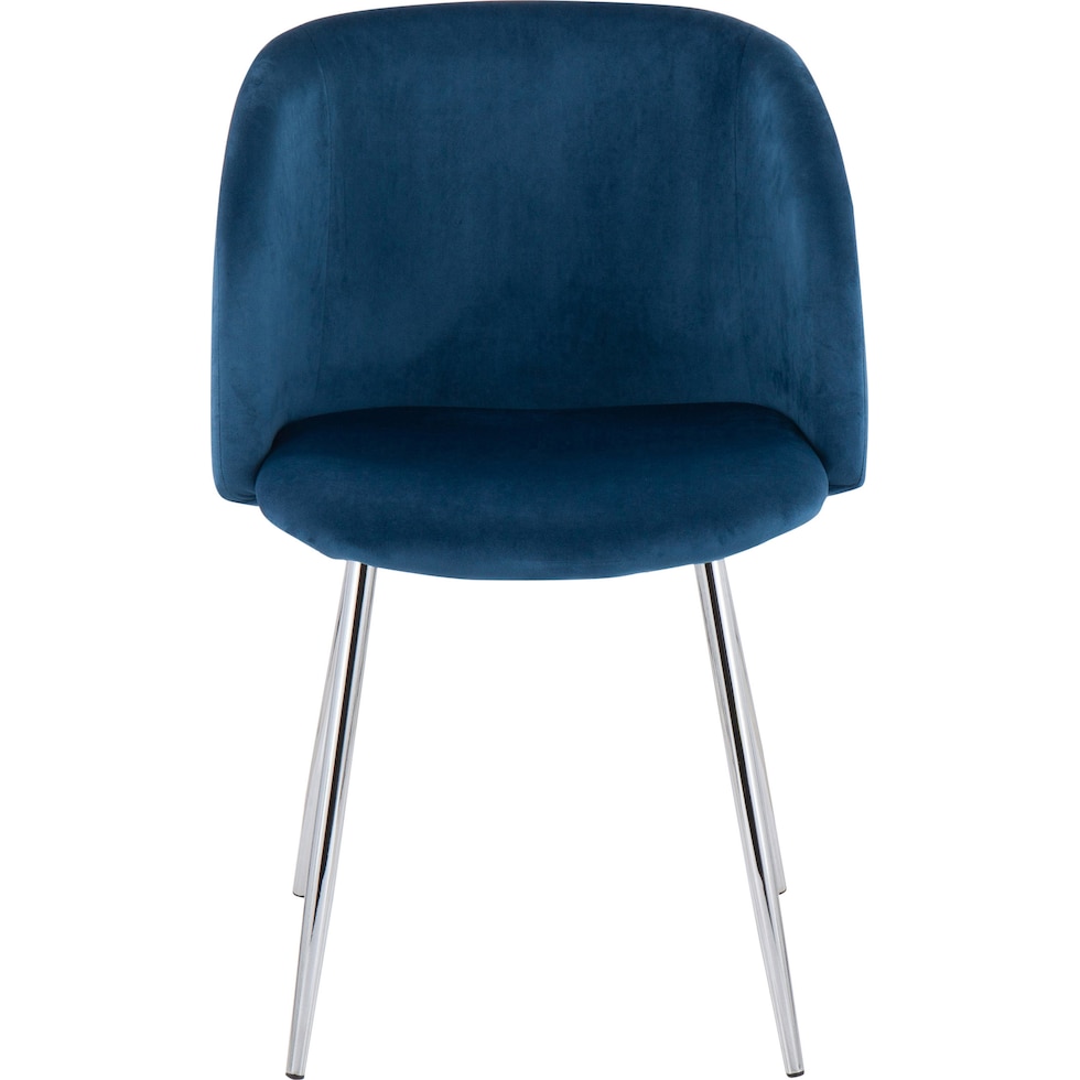 hermione blue dining chair   