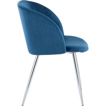 hermione blue dining chair   