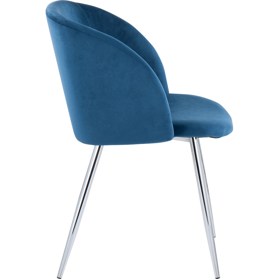 hermione blue dining chair   
