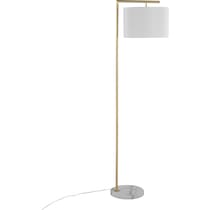 hermione gold floor lamp   