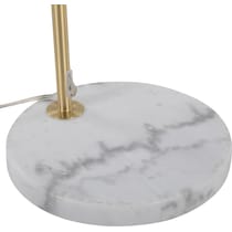 hermione gold floor lamp   