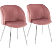 hermione pink dining chair   