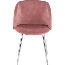 hermione pink dining chair   