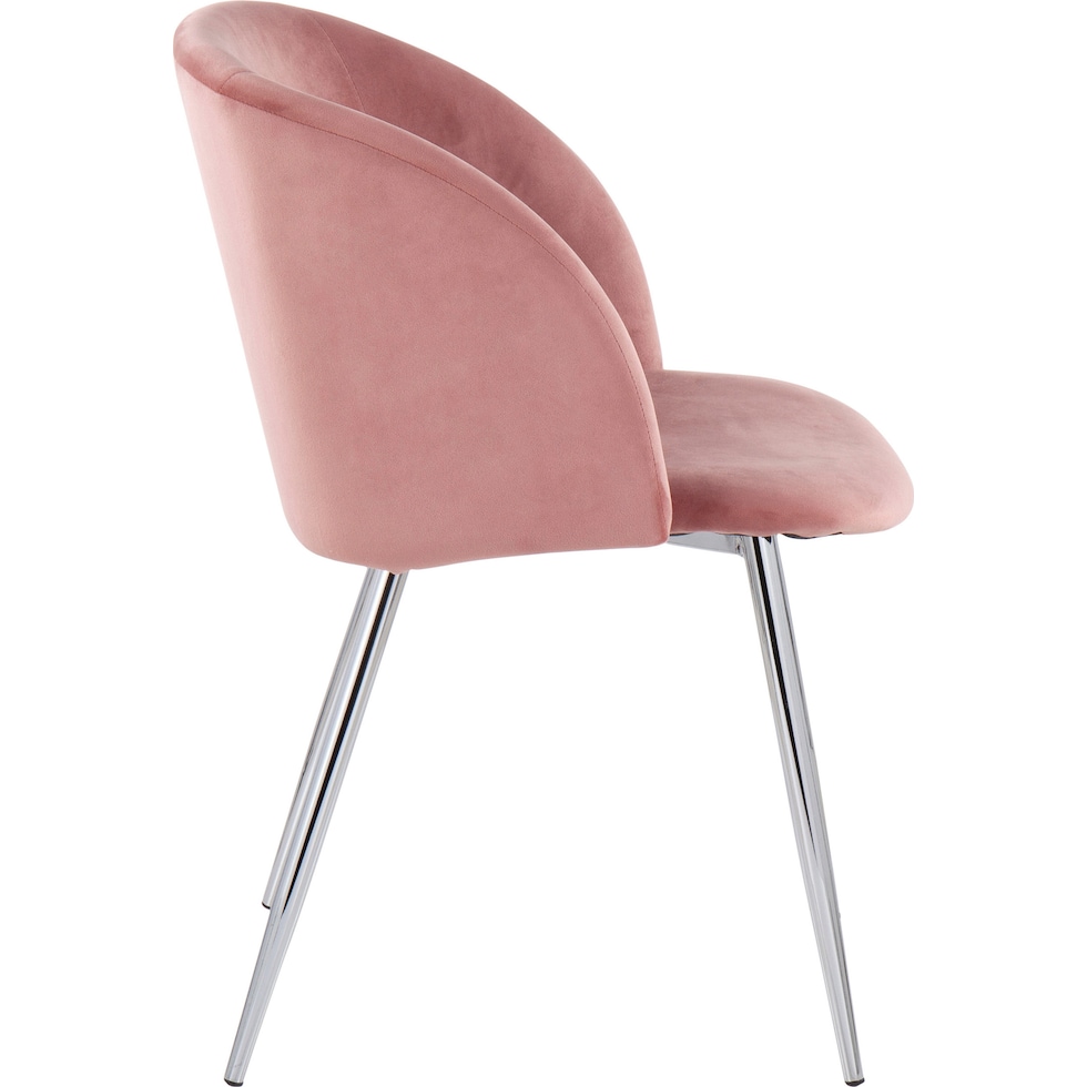 hermione pink dining chair   
