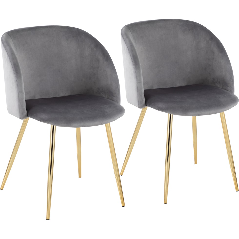 hermione silver dining chair   
