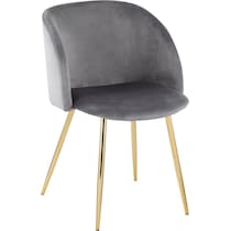 hermione silver dining chair   