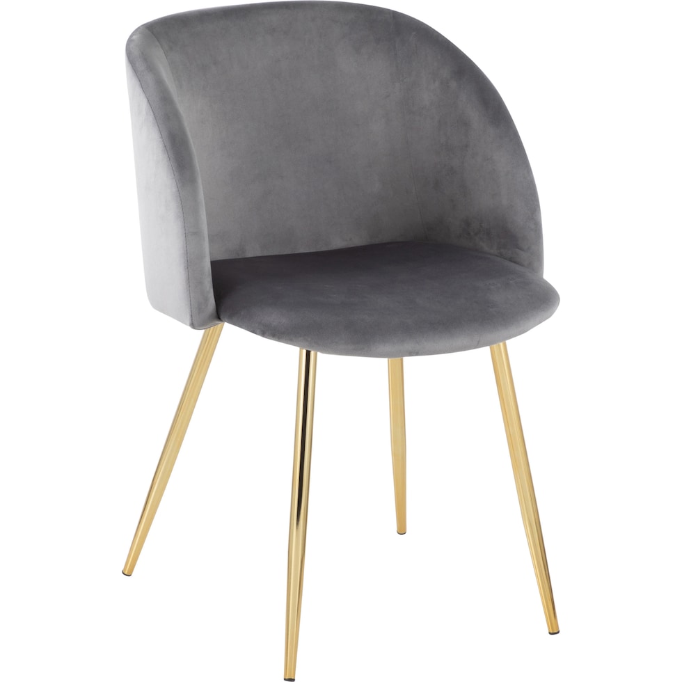 hermione silver dining chair   