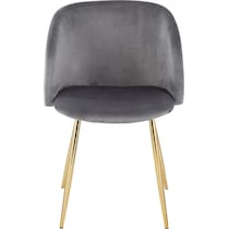 hermione silver dining chair   