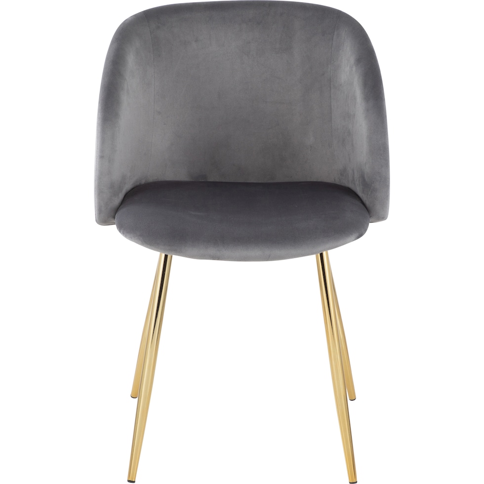 hermione silver dining chair   