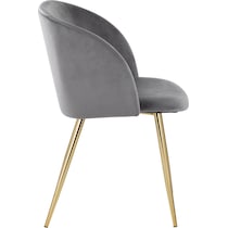 hermione silver dining chair   