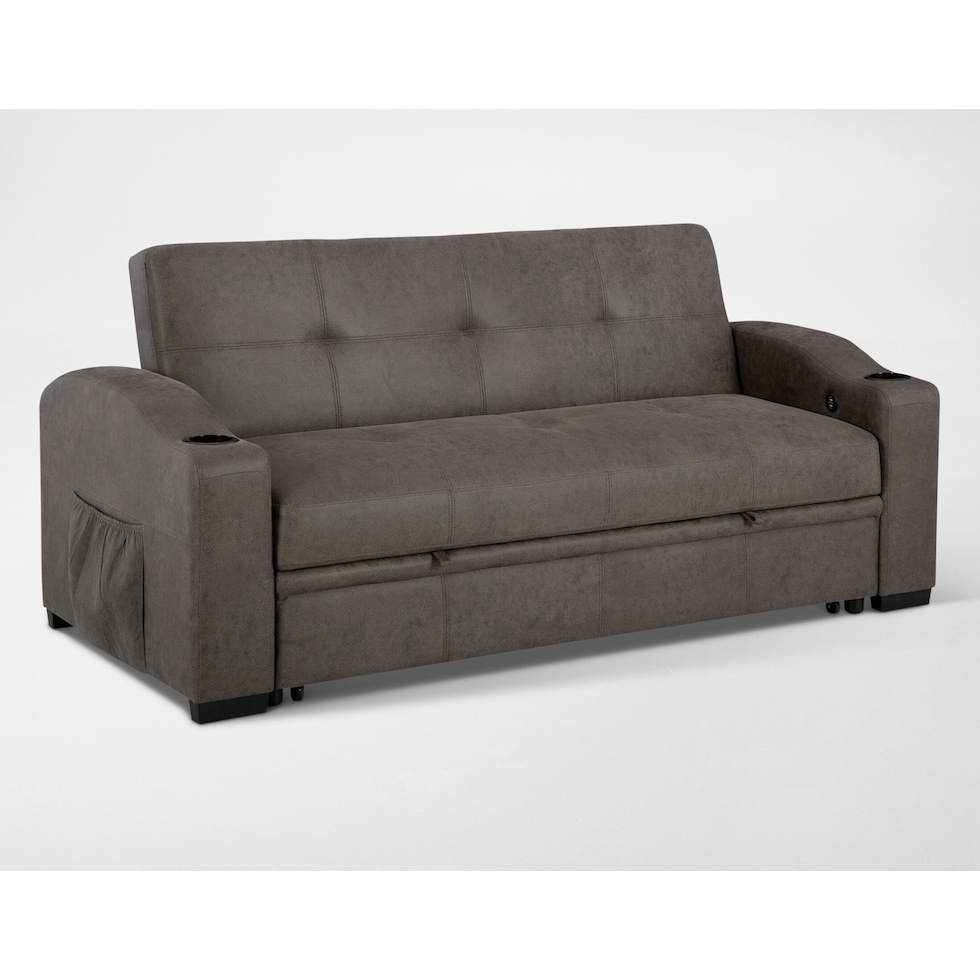 hermosa gray sleeper sofa   