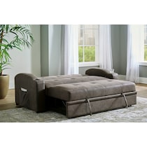 hermosa gray sleeper sofa   