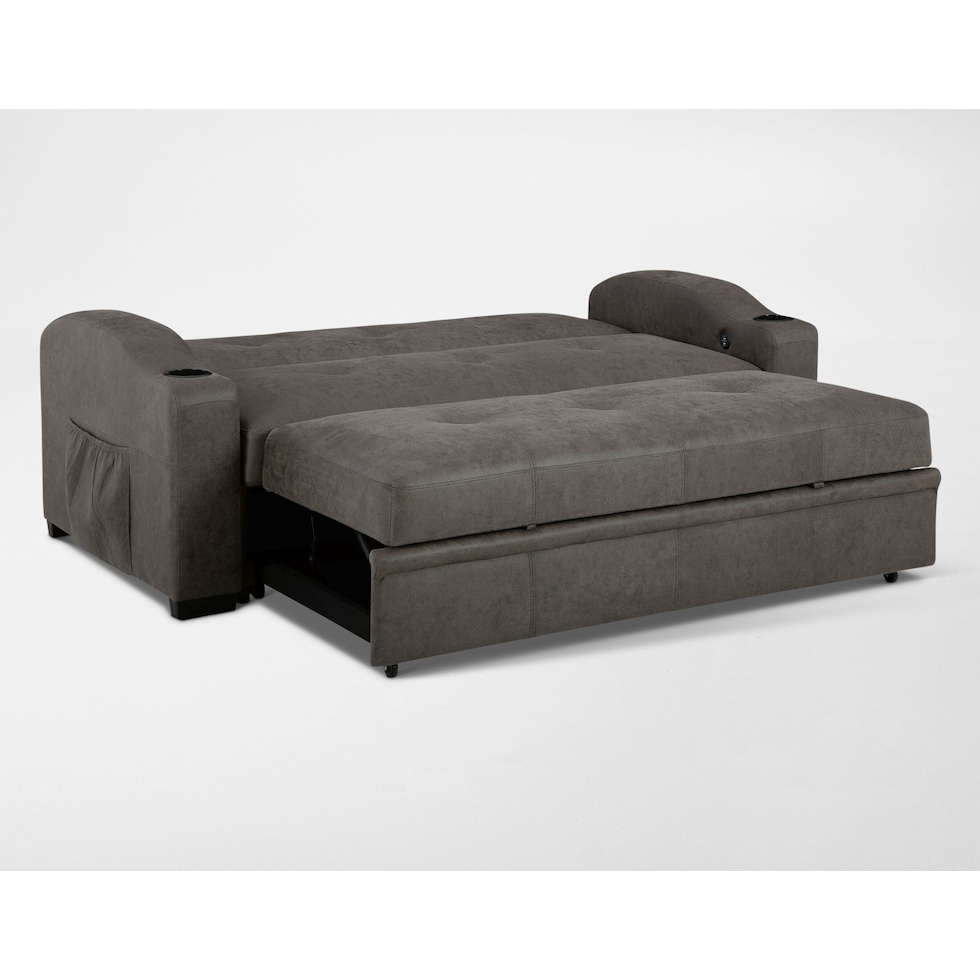 hermosa gray sleeper sofa   