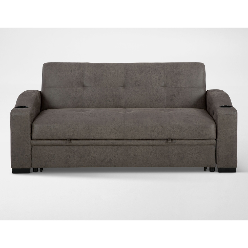 hermosa gray sleeper sofa   