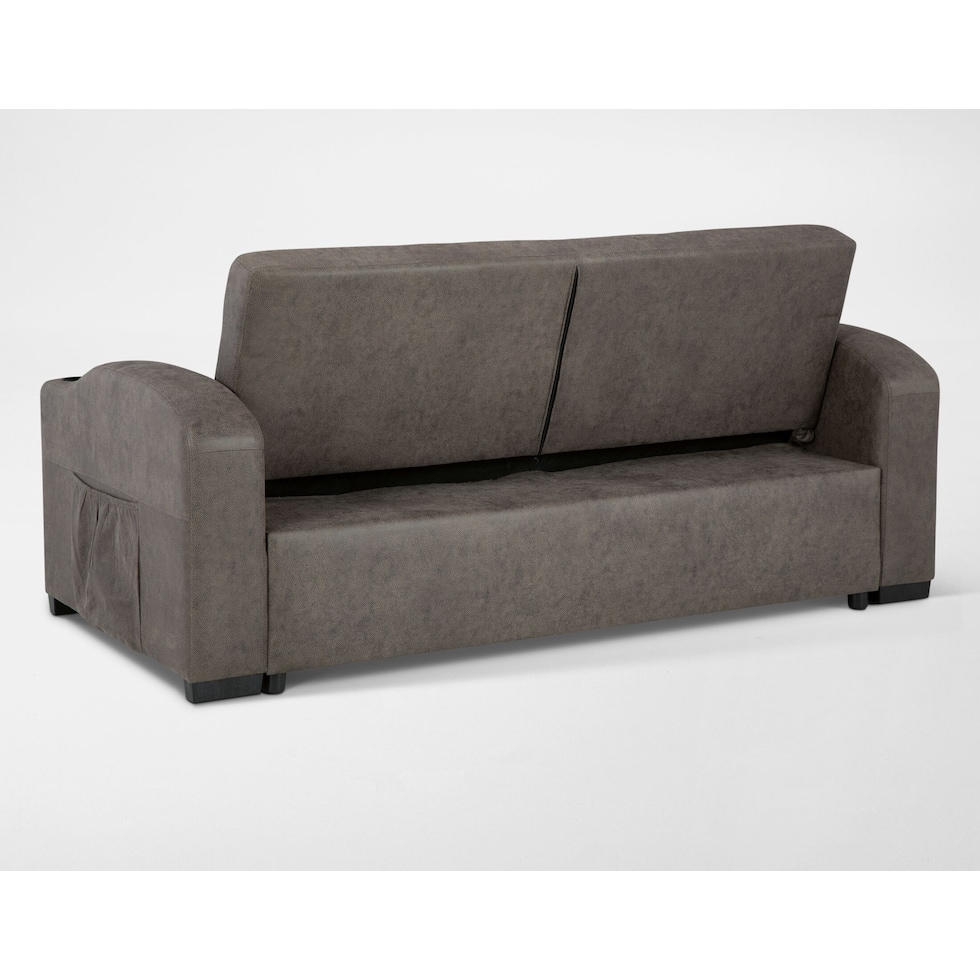 hermosa gray sleeper sofa   