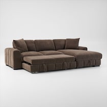 hero dark brown sectional   