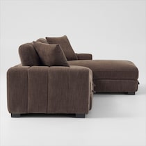 hero dark brown sectional   