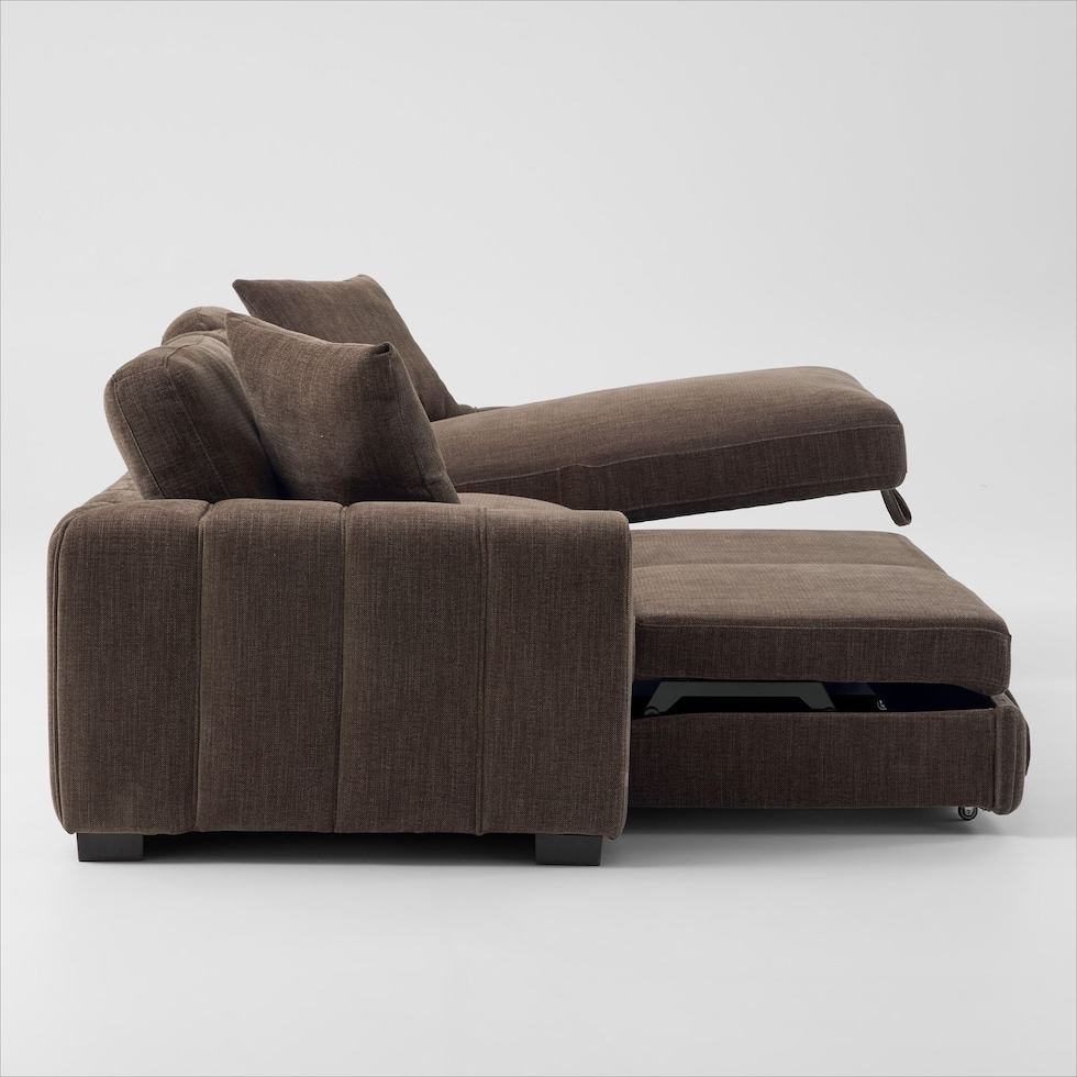 hero dark brown sectional   