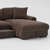 hero dark brown sectional   