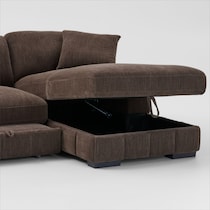 hero dark brown sectional   