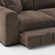 hero dark brown sectional   