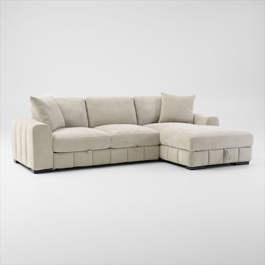 Hero 2-Piece Media Sleeper Sectional with Chaise