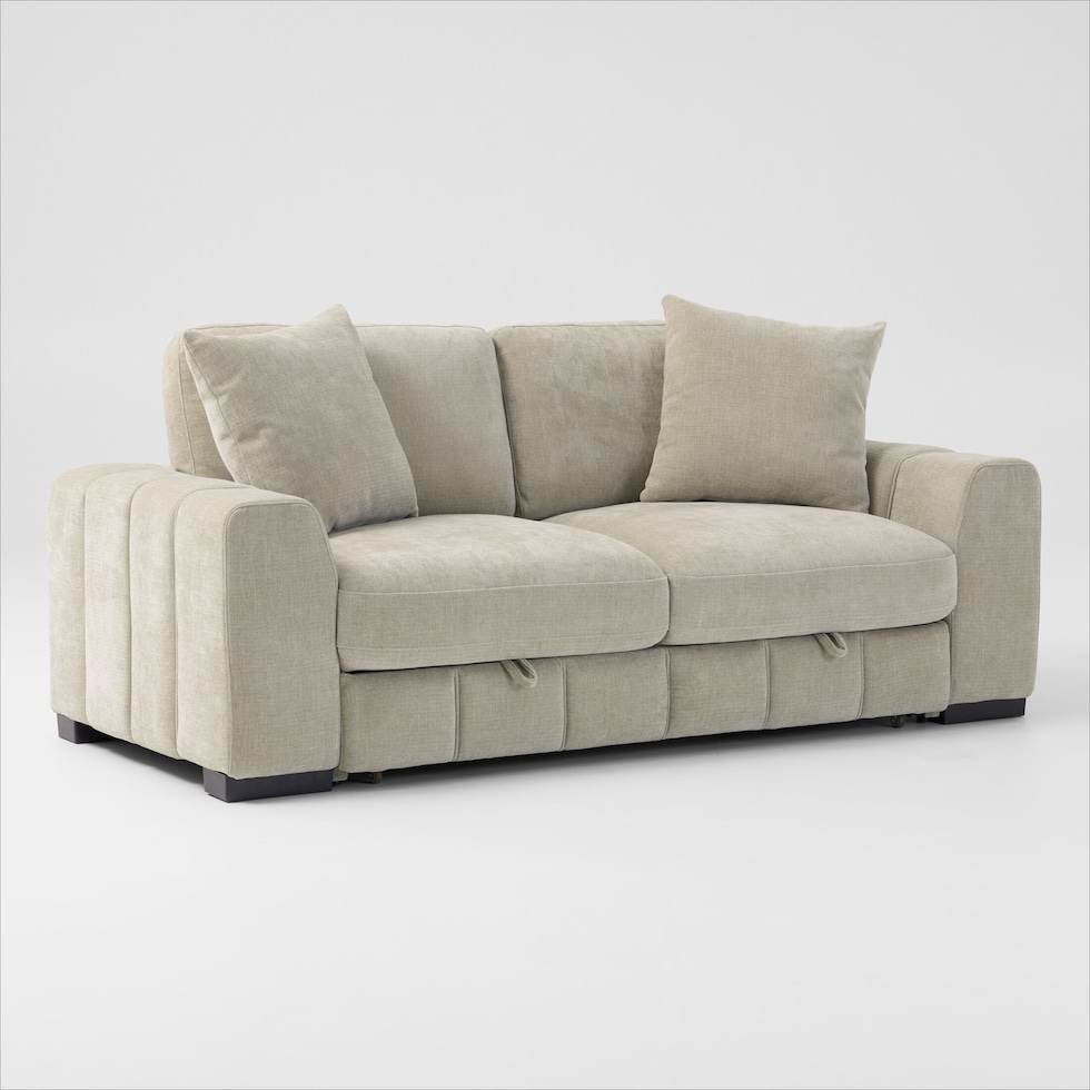 hero neutral sleeper sofa   