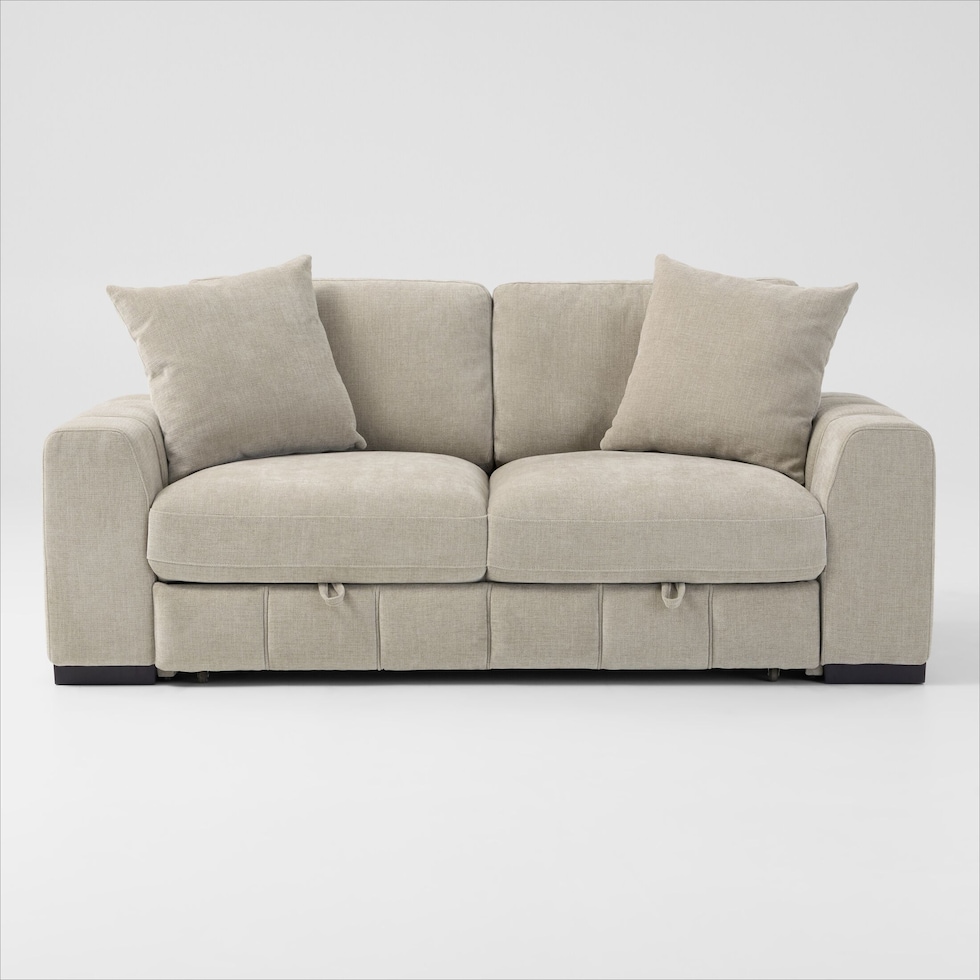 hero neutral sleeper sofa   