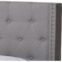 heston gray full bed   