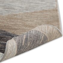 hexa blue area rug  x    