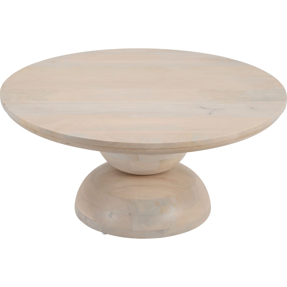 hiram neutral coffee table   