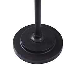 hiranur dark brown floor lamp   