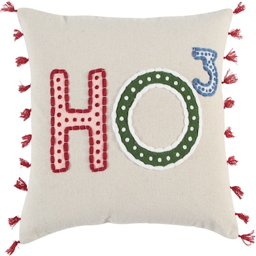 Ho Ho Ho 18" X 18" Pillow