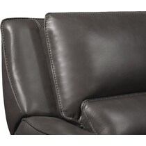 holden gray  pc power reclining sofa   