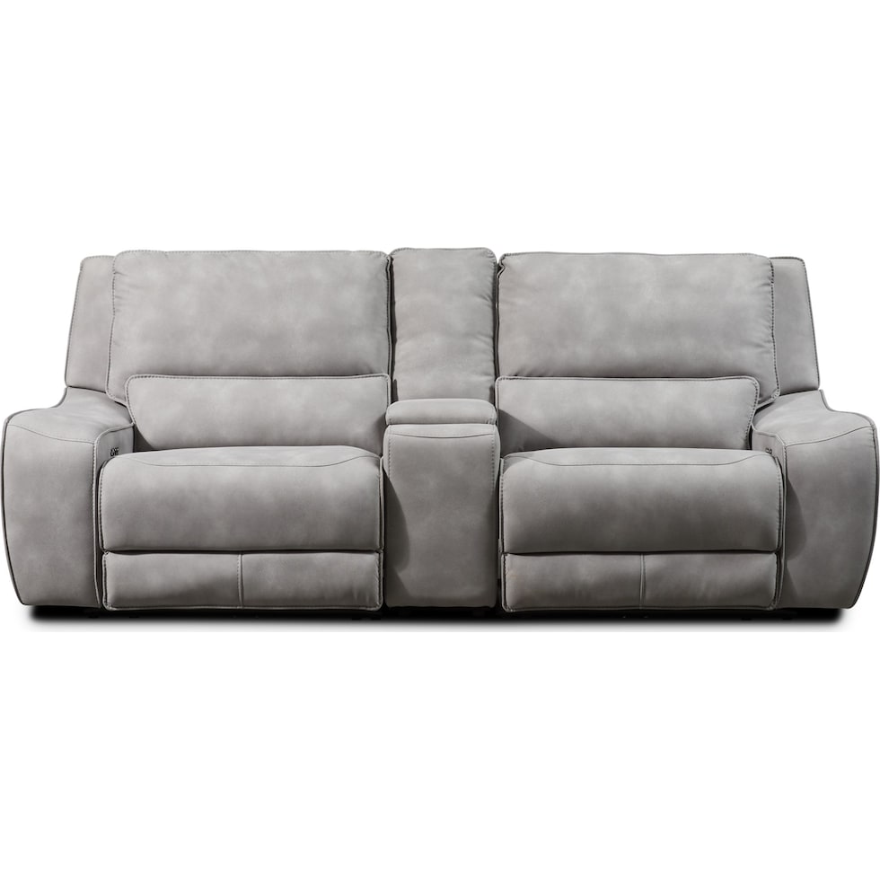 holden gray loveseat   