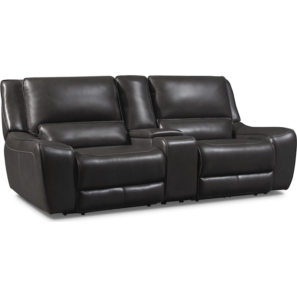 holden gray loveseat   