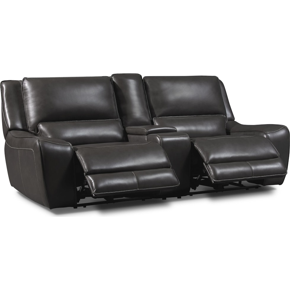 holden gray loveseat   