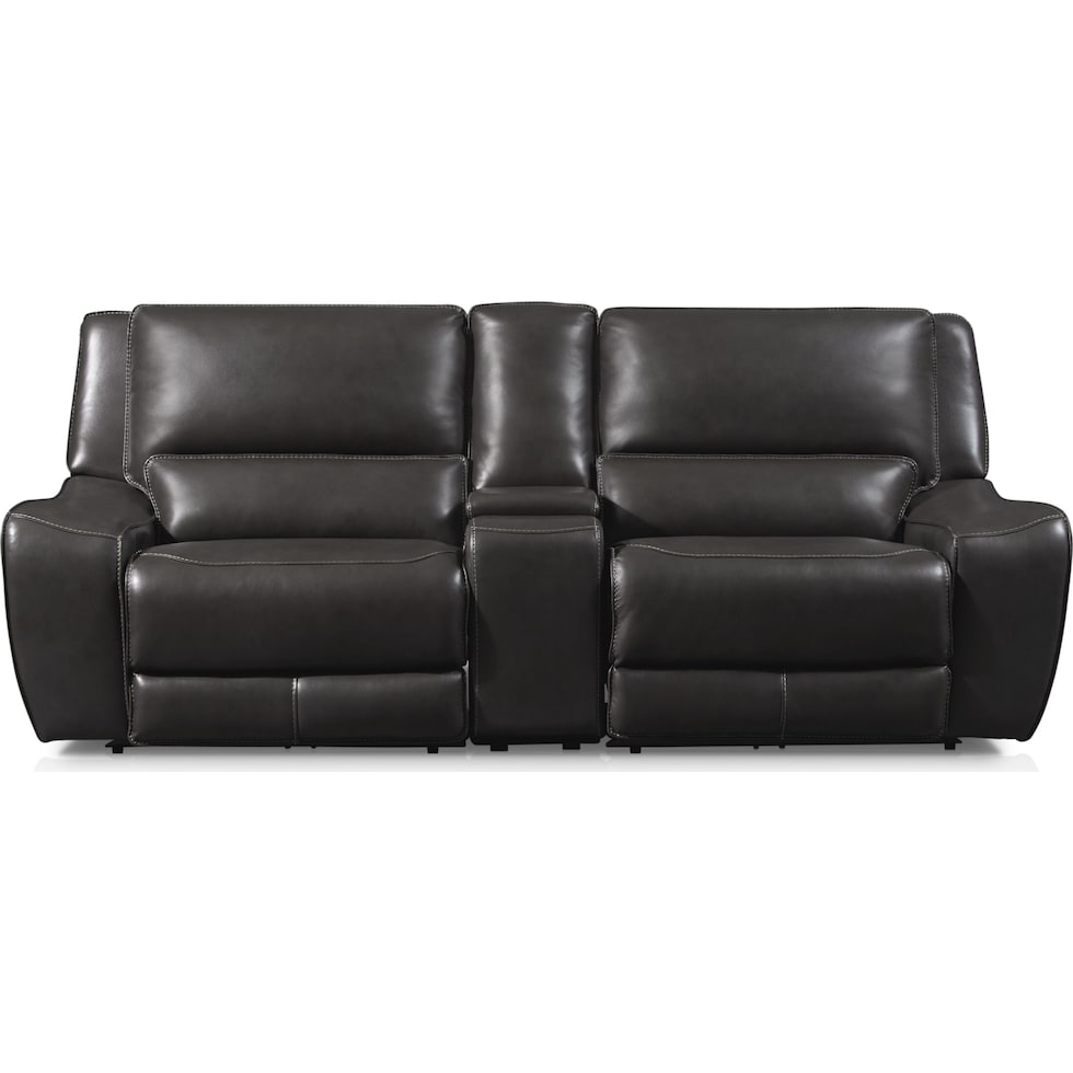 holden gray loveseat   