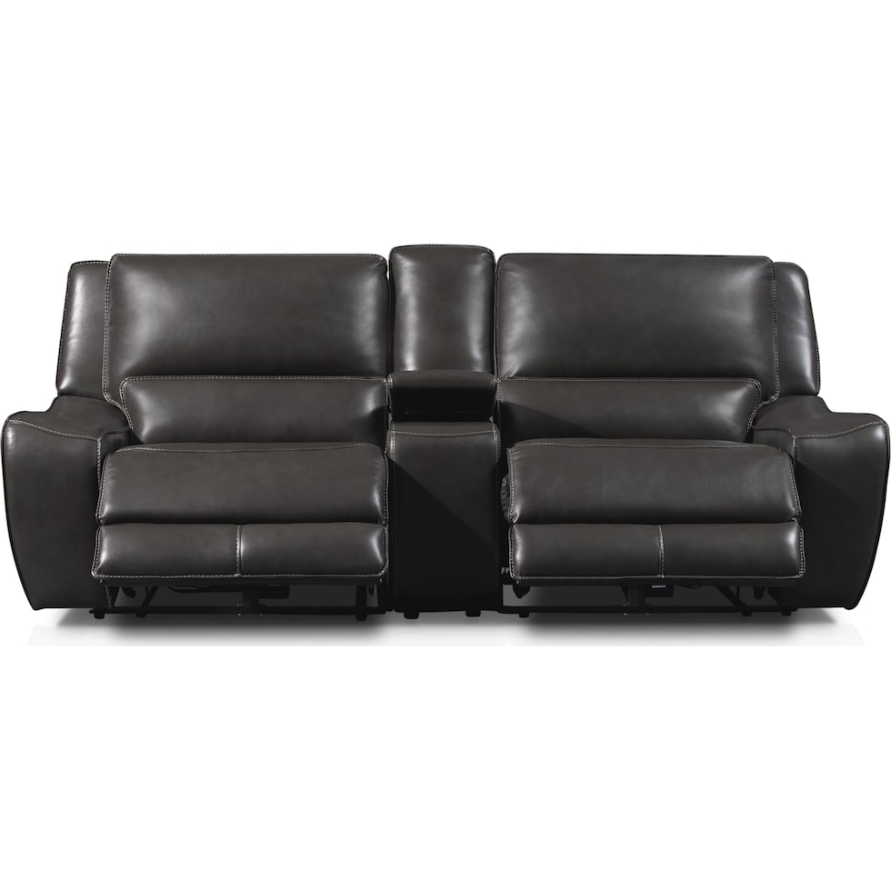 holden gray loveseat   