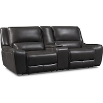 holden gray power reclining loveseat   
