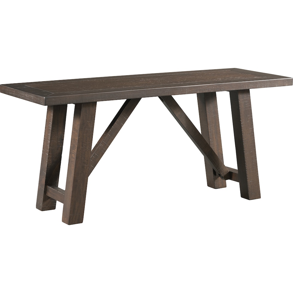 hollis gray dining bench   