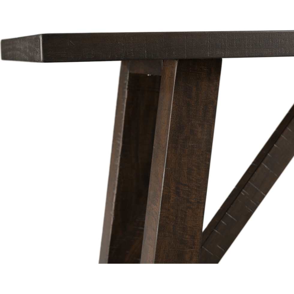 hollis gray dining bench   