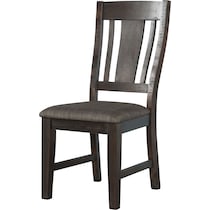 hollis gray dining chair   