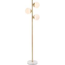 holloway gold floor lamp   